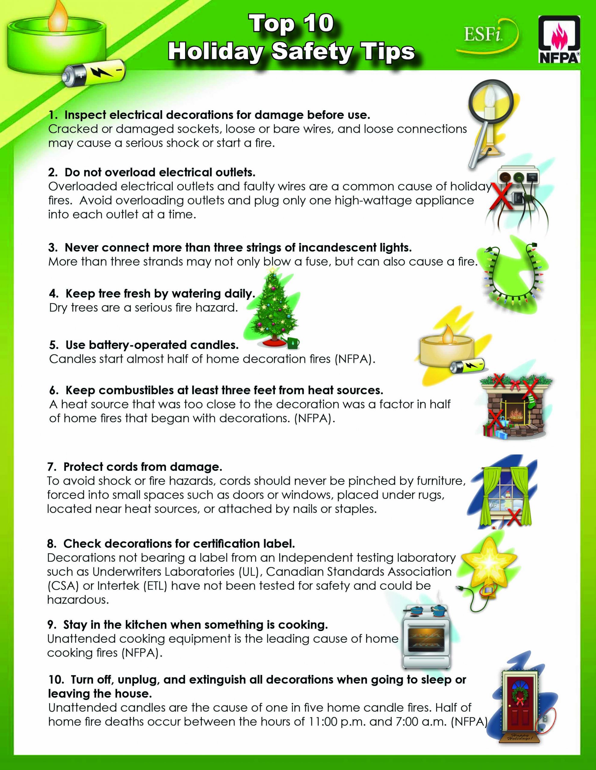 10 Holiday Safety Tips
