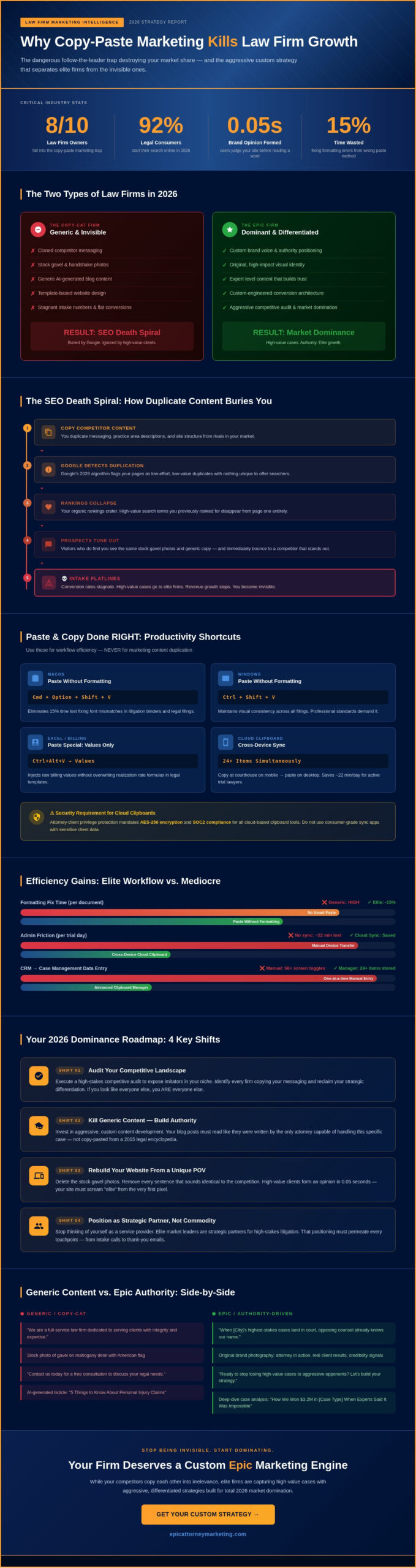 Beyond the Shortcut: Why "Paste & Copy" Marketing is Killing Your Law Firm in 2026