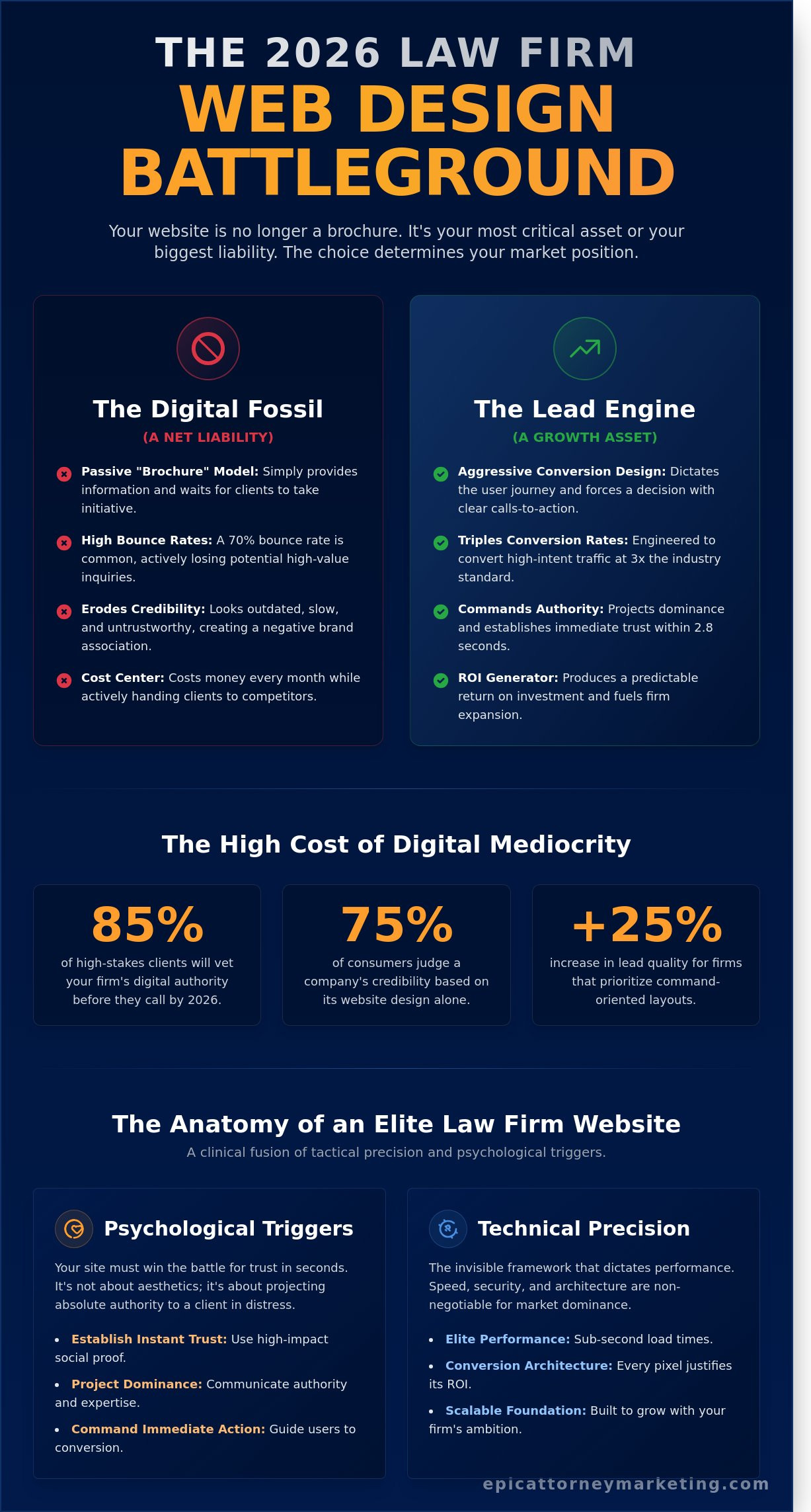 Law Office Web Design: Building an Aggressive Marketing Engine in 2026
