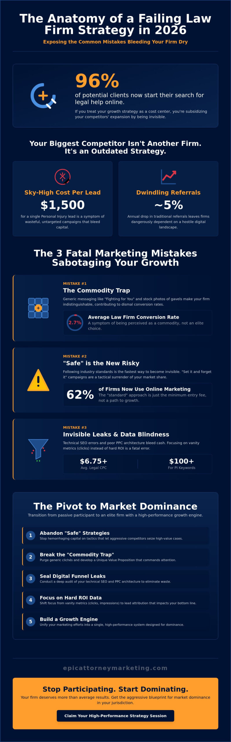 Common Law Firm Marketing Mistakes to Avoid in 2026: The Blueprint for Market Dominance