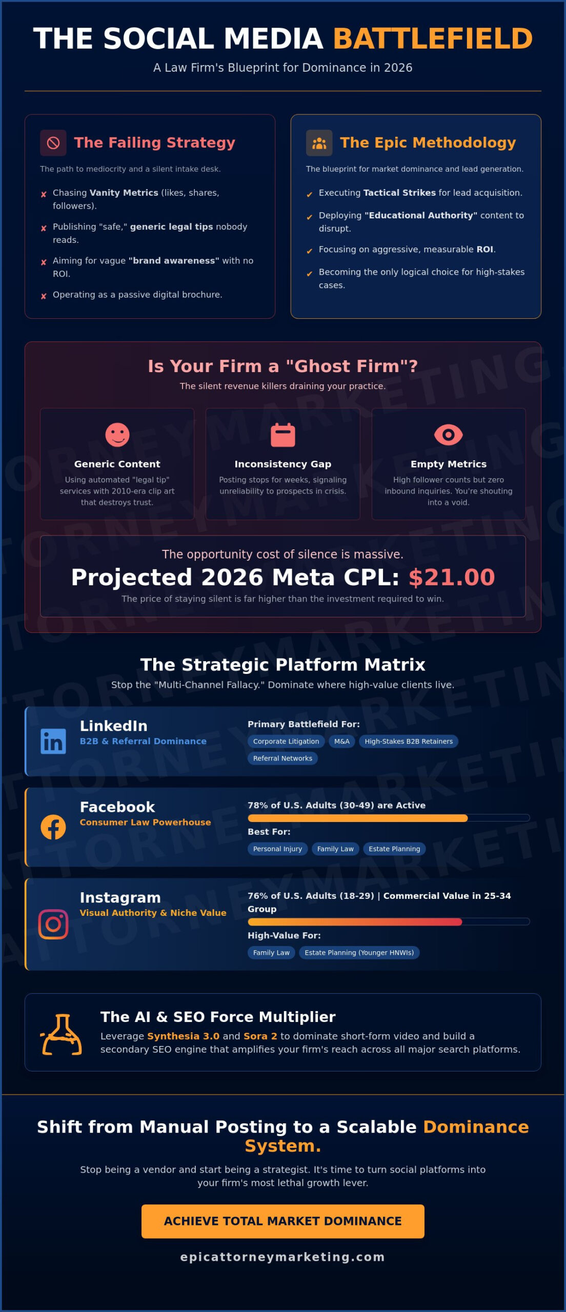 Social Media Marketing for Law Firms: The 2026 Strategy for Total Market Dominance