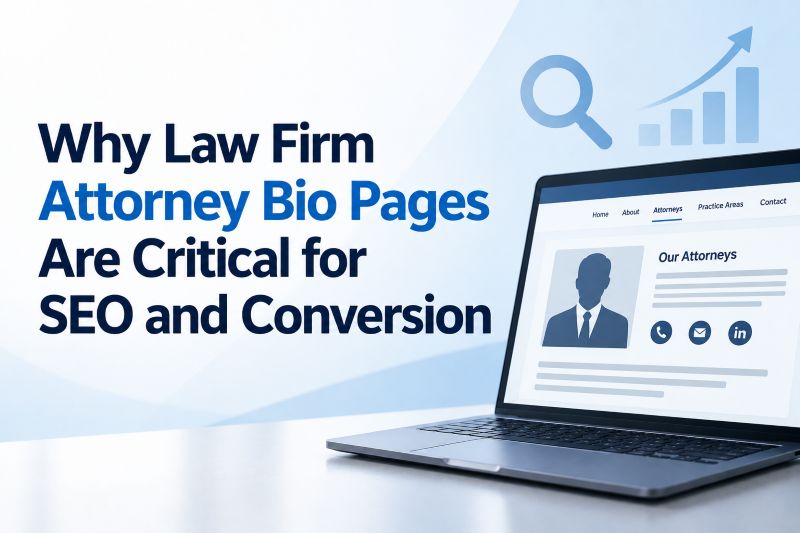 Why Law Firm Attorney Bio Pages Are Critical for SEO and Conversion