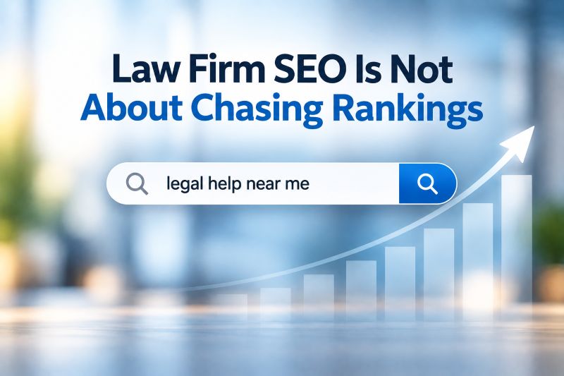 Law Firm SEO Is Not About Chasing Rankings