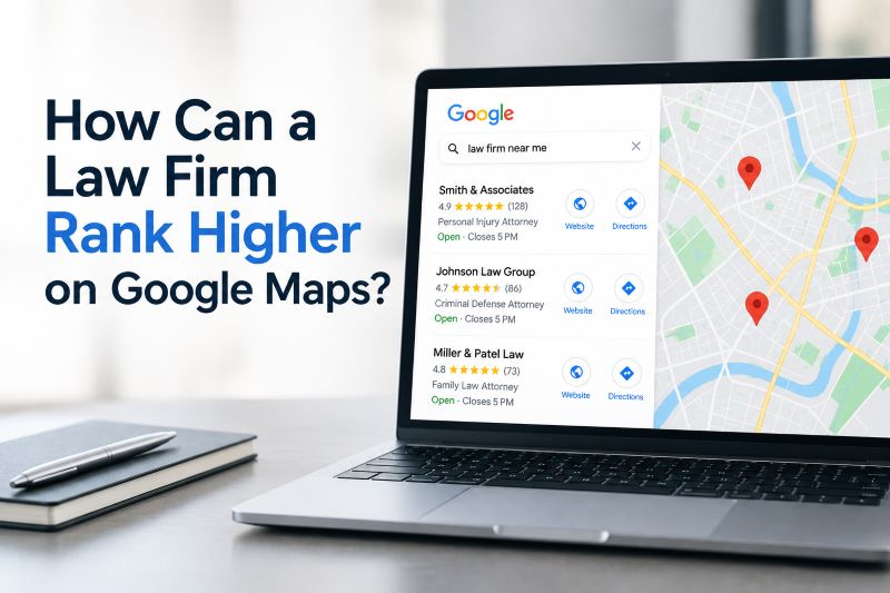 How Can a Law Firm Rank Higher on Google Maps?